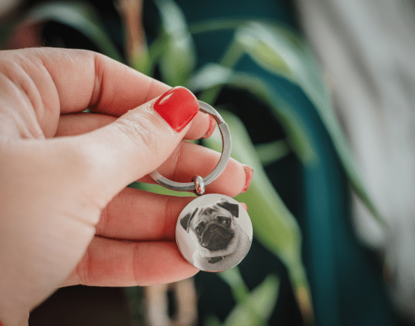 Classic Circle Keychain - Image 2