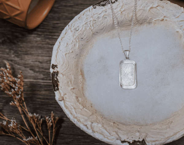 Classic Framed Rectangle Pendant - Image 4